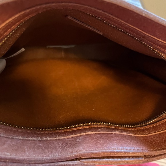 Madewell Tan Leather Crossbody with Cream Strap - Picture 2 of 2